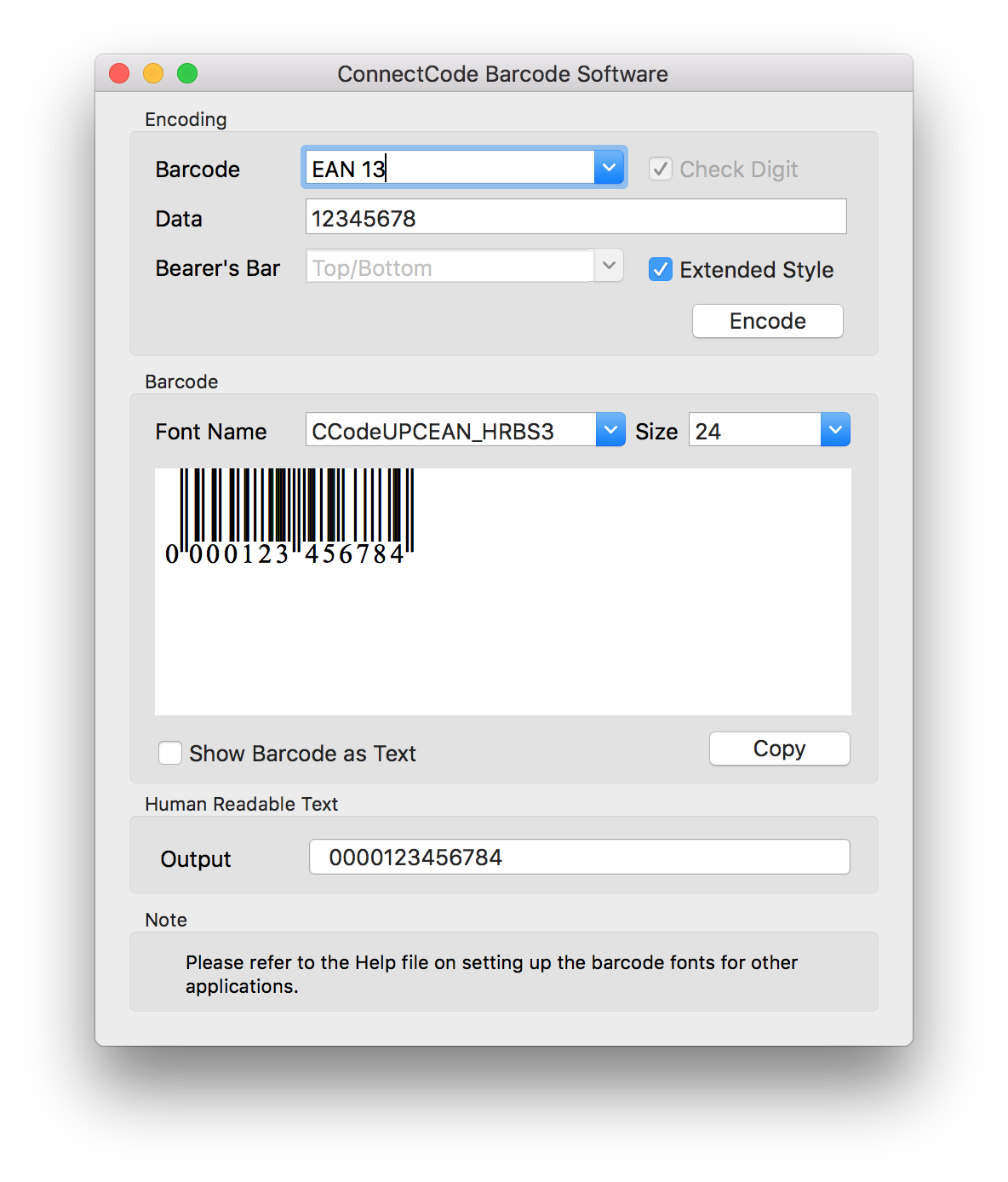 Barcode Software And Fonts For The Mac